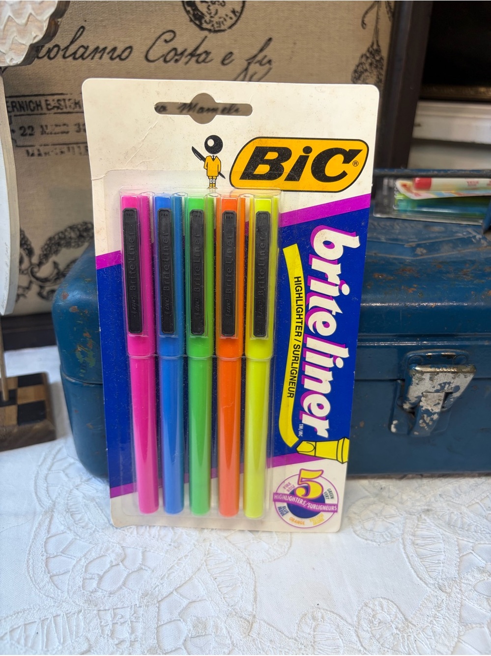 BIC bright liner pens vintage 1990s highlighters memorabilia
